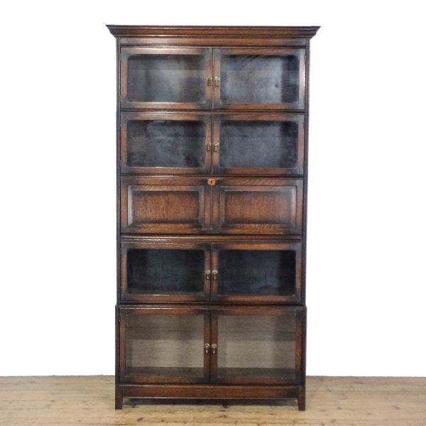 M-6724 Antique Globe Wernicke Style Sectional Bookcase (5)