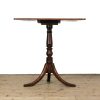 M-6726 19th Century Oak Tripod Table on Pillar Base (7)