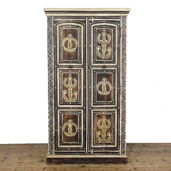 M-6738 Vintage Painted Cupboard (2)