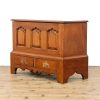 M-6751 Antique 18th Century Style Oak Coffer Bach (3)