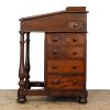 M-6757 Antique Victorian Mahogany Davenport Desk (2)