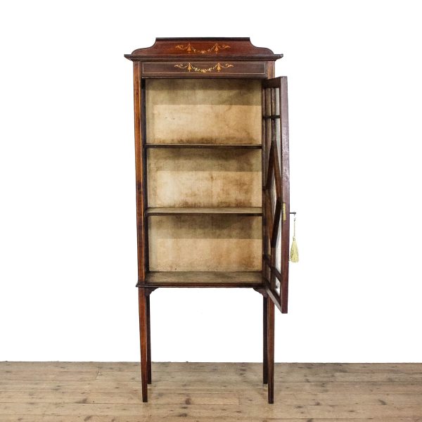 M-6758 Antique Edwardian Display Cabinet (12)