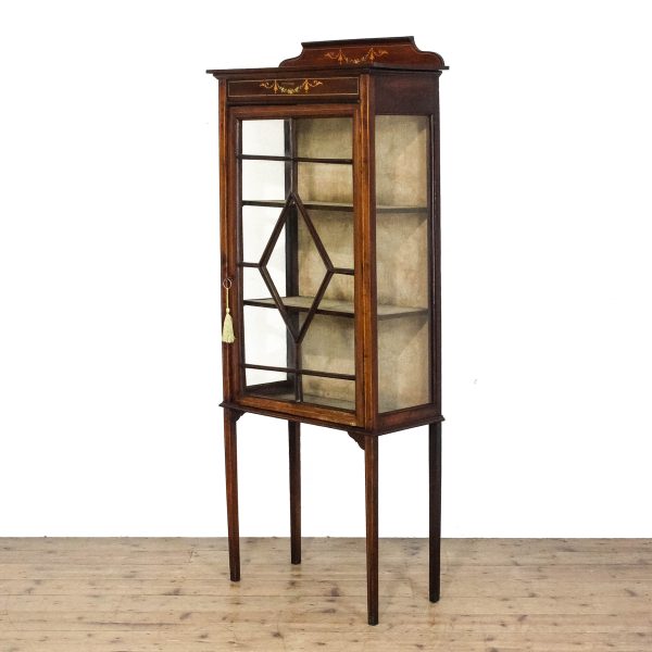 M-6758 Antique Edwardian Display Cabinet (5)