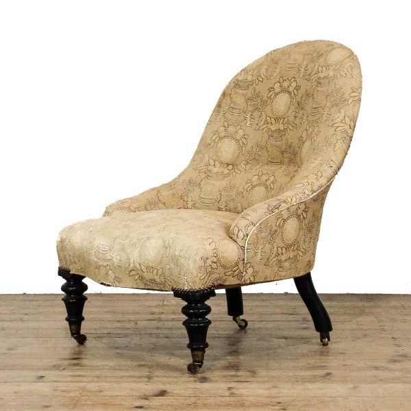 M-6775B Antique Victorian Tub Armchair (3)