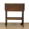 M-6778 - Vintage Oak Drinks Trolley (11)