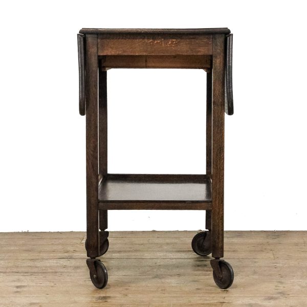 M-6778 - Vintage Oak Drinks Trolley (12)