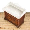 M-6663 Antique Marble Top Continental Chest of Drawers 13