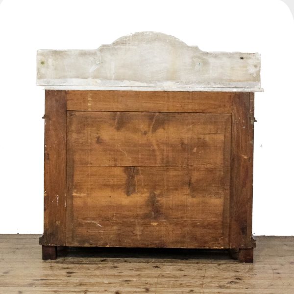 M-6663 Antique Marble Top Continental Chest of Drawers 14