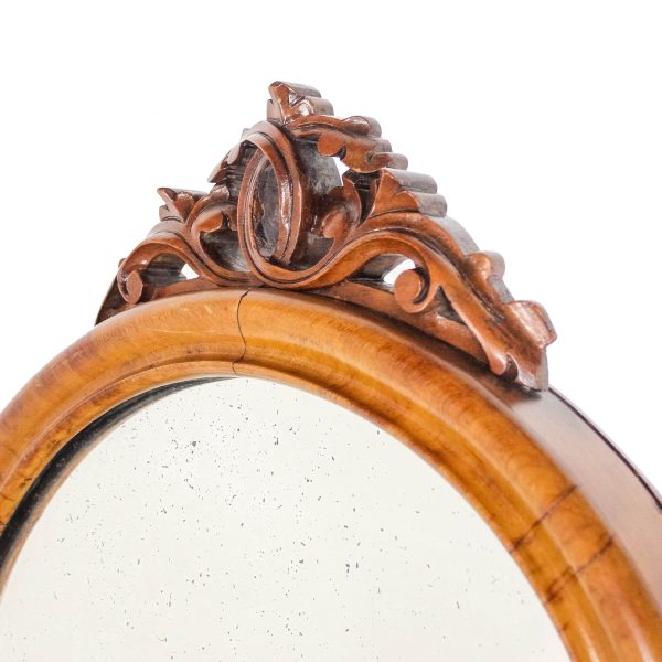 M-6505 Antique Walnut Wall Mirror 2