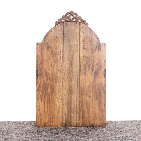 M-6505 Antique Walnut Wall Mirror 1