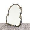 M-6490 Antique Ebonised Chinoiserie Dressing Table Mirror 1