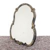 M-6490 Antique Ebonised Chinoiserie Dressing Table Mirror 2