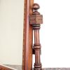 M-6470 Antique Victorian Gothic Mahogany Swing Mirror 3