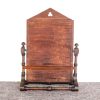 M-6470 Antique Victorian Gothic Mahogany Swing Mirror 9