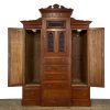 M-6702 Antique Large Mahogany Wardrobe 2