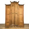 M-6702 Antique Large Mahogany Wardrobe 6