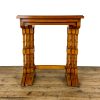 M-6796 Vintage Nest of Yew Wood Side Tables 7