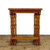 M-6796 Vintage Nest of Yew Wood Side Tables 10