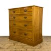 M-6695 Antique Edwardian Satinwood Chest of Drawers (3)
