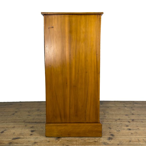 M-6695 Antique Edwardian Satinwood Chest of Drawers (7)