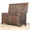 M-6696 Large Antique Oak Coffer (5)