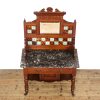 M-6703 Antique Edwardian Marble Top Washstand (6)
