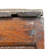 M-6777 Antique 19th Century Oak Carved Coffer (12)