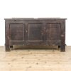 M-6777 Antique 19th Century Oak Carved Coffer (13)