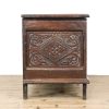 M-6777 Antique 19th Century Oak Carved Coffer (15)