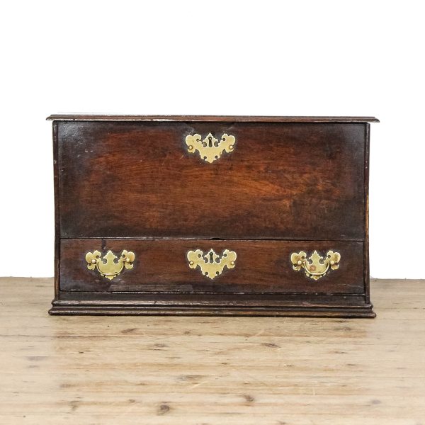 M-6783 Antique Welsh Oak Coffer Bach (3)
