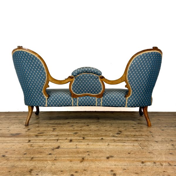 M-6806 Antique Victorian Walnut Sofa or Chaise 6