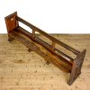 M-6843 Antique 19th Century Cotswold Oak Church Pew (7)
