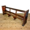 M-6843 Antique 19th Century Cotswold Oak Church Pew (8)