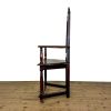 M-6876 Antique Carved Oak Elbow Chair (7)