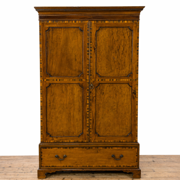 M-6795 Antique 19th Century Mahogany Wardrobe