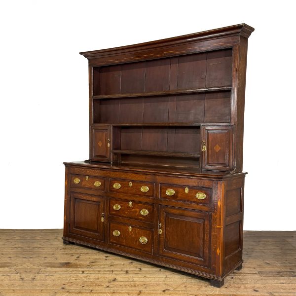 M-6364 Antique Georgian Oak Dresser 4