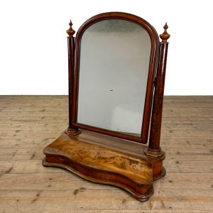 M-6483 Antique Large Victorian Mahogany Dressing Table Mirror 1