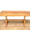 M-2604 Early 20th Century Pale Oak Dining Table