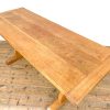 M-2604 Early 20th Century Pale Oak Dining Table