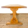 M-2604 Early 20th Century Pale Oak Dining Table