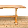 M-2604 Early 20th Century Pale Oak Dining Table