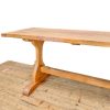 M-2604 Early 20th Century Pale Oak Dining Table