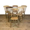 M-6568 Antique Set of Six Antique Kitchen Chairs (2)