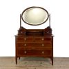 M-6665 Antique Edwardian Mahogany Dressing Table (6)