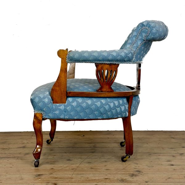 M-6798 Antique Edwardian Mahogany Armchair (4)