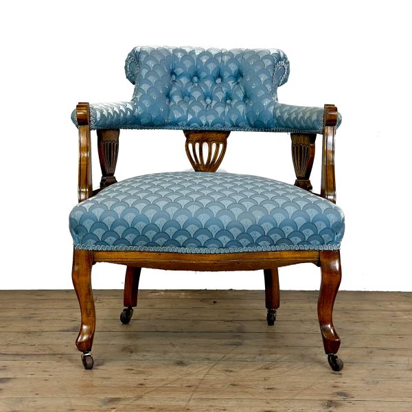 M-6798 Antique Edwardian Mahogany Armchair (6)