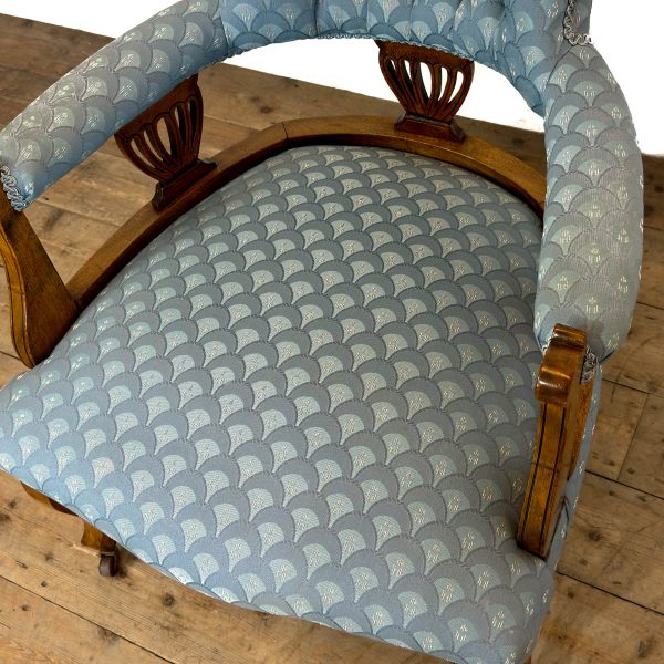 M-6798 Antique Edwardian Mahogany Armchair (7)