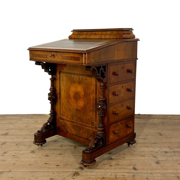 M-6799 Antique Walnut Davenport Desk (4)