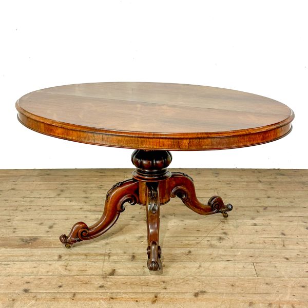 M-6833 Antique 19th Century Rosewood Loo Table (2)