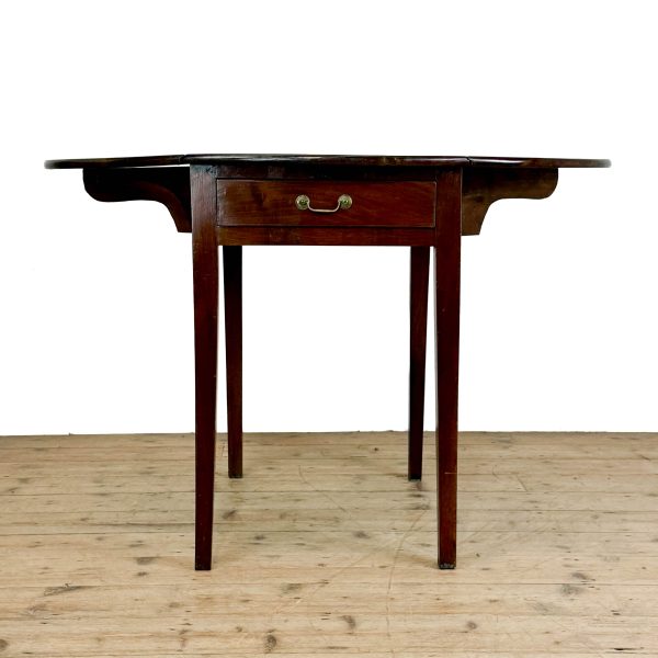 M-6834 Antique Georgian Mahogany Pembroke Table (1)